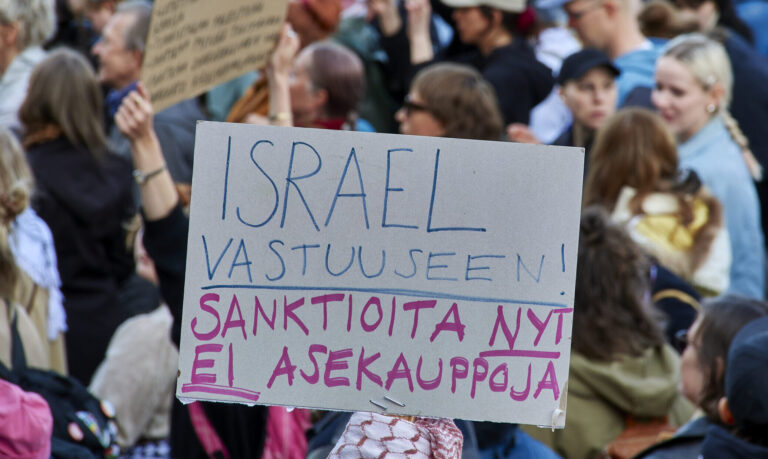 Syksy Räsänen KU:ssa: Kansanmurhasta huolimatta Euroopan tuki Israelille jatkuu